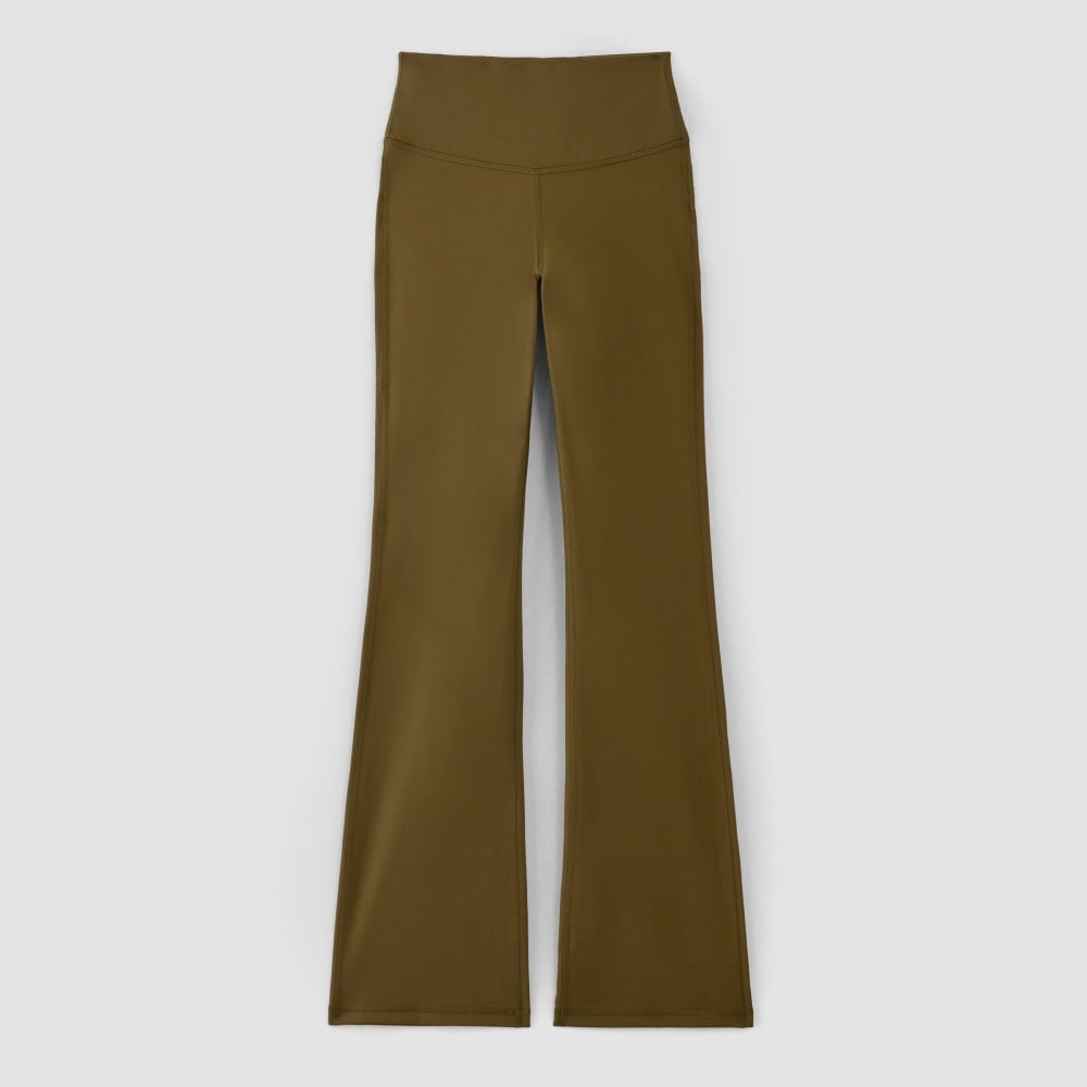 Everlane Olive Flare Pants THE PERFORM FLARE‎ LEGGING size M